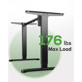Marsail Standing Desk Frame,Electric Standing Desk Legs with Powerful Motor,Height-Adjustable Desk Leg with 176 lbs Max Load for Various Desktops,Stand up Desk Legs with 4 Memory Presets,Frame Only