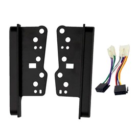 MAX COOL Car Stereo Double Din Dash Facia Fascia Kit with ISO Wiring Harness Suitable for Toyota