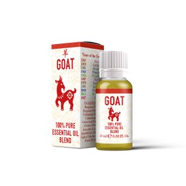 Mystix London | Goat - Chinese Zodiac Essential Oil Blend 10ml - for Diffusers, Aromatherapy & Massage Blends | Perfect as a Gift | Vegan, GMO Free