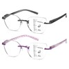 Kafirlo Progressive Multifocus Reading Glasses Women Cat Eye No Line