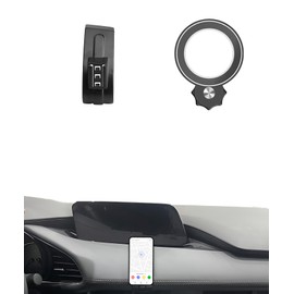 AbeeyGeomarn Magnetism Car Phone Holder for 2019-2025 Mazda 3 Accessories Compatible with MagSafe Hands-Free 360 Degree Rotation Adjustable Cell Phone Mount Does Not Affect Air Vent
