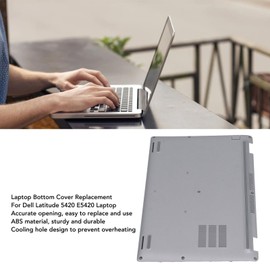 Laptop Bottom Base Cover for Dell Latitude 5420 E5420, Laptop Lower Base Bottom Case Cover Assembly Part, Laptop Computer Replacement Parts, with Cooling Holes