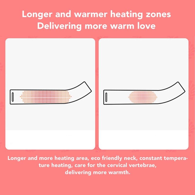 Heating Scarf 3 Levles Temperature Control USB Warm Heated Scarf