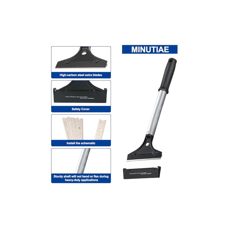 CELOX Grill Scraper, Kitchen Scraper for Cleaning Griddle with Long