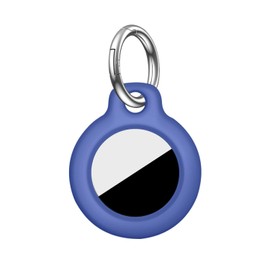 2 x Protective Cover Keyring Pendant – Hard Shell Keychain for AirTag | Blue