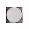 Caspari Classic Canvas Felt-Backed Coasters in Linen - Set of