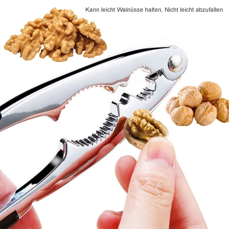 thirei Nutcracker walnuts, zinc die-cast stainless steel with walnut needles,