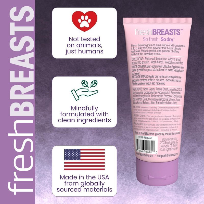 NEW 5 Oz. Fresh Breasts Lotion - The Solution for