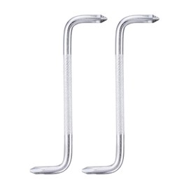 HARFINGTON 2pcs Offset Screwdriver PH2/PH1 Phillips Cross Head Right Angle 90 Degree Screw Driver Double Ended Z-Type Hand Tool for Home Appliance Repair