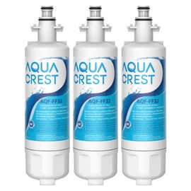 AQUA CREST 469690 ADQ36006101 Refrigerator Water Filter, Replacement for LG® LT700P®, Kenmore® 9690, 46-9690, ADQ36006102, LFXS30766S, HDX FML-3, RFC1200A, PL-500, 3 Pack