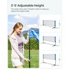 SONGMICS 13 ft Badminton Net, Height Adjustable Volleyball Net, Pickleball
