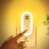Night Lights Plug Into Wall LED Wall Bedside Lamp with