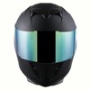 1Storm Motorcycle Full Face Helmet Skull Matte Black HJK311 +