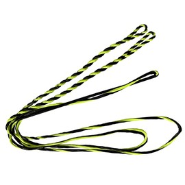 DEERACE D97 Flemish Fast Flight Bow String Replacement Bowstring for Traditional Longbow Recurve Bow (AMO 62" (Bow Length), Yellow)