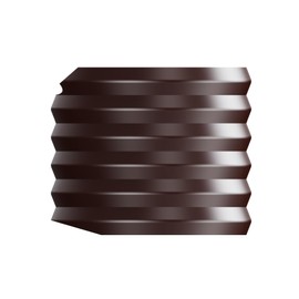 Mini Connector for Gutter Downspout Extensions, Extra Connector to Expend 4” Diameter Extendable Water Pipes(Brown)