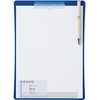 ライオン事務器 クリップボード A4E アンケートボード 5冊 QB-220-5P P ライトグレー