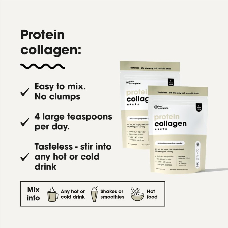 Feel Complete - High Protein Collagen - Premium Type 1