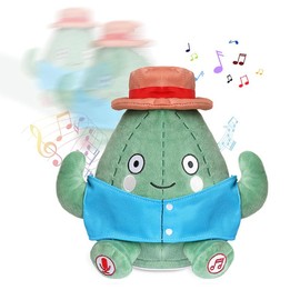 Emoin Cactus Movable toy,Talking Singing Toy,Dancing Toys,Repeats & Recording What You Say,Cute toy - Specification: Cactus