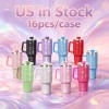 40 OZ Rhinestones Bling Heat Retention Drinkware 40 OZ Water