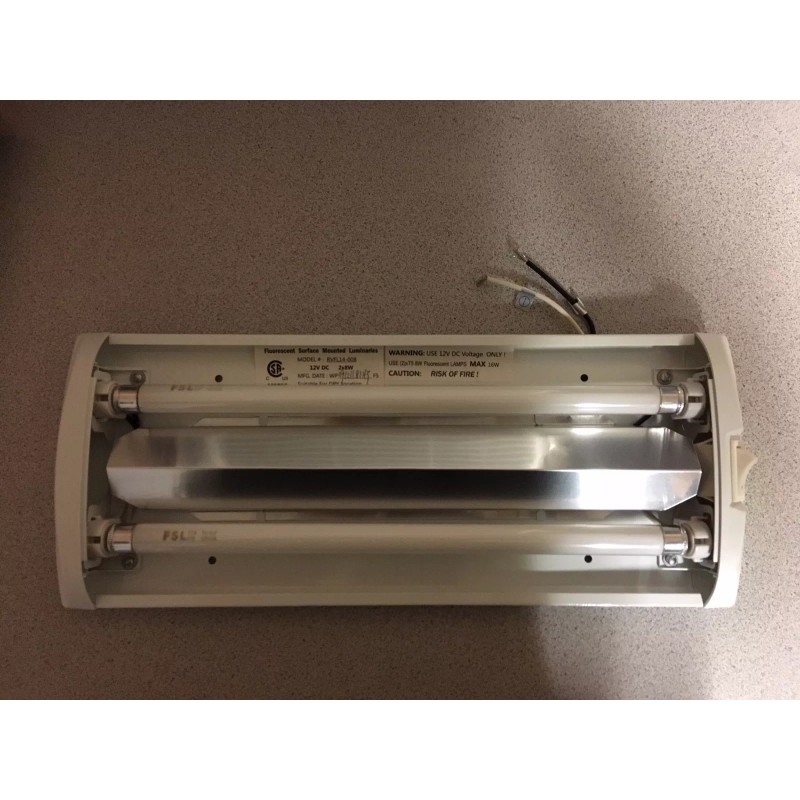 SUNLINK 2 PACK RV SUNLINK 12 VDC FLUORESCENT FIXTURE RVFL14-008