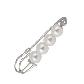 Holibanna Women Safety Pins Pearl Brooch Scarf Pin for Women Crafts Scarf Cardigan Shawl Buckle Hat Sweater Decorative Safety Pin Brooch