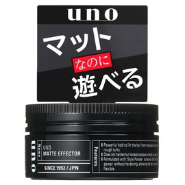 우노 매트 이펙터 헤어 왁스 f, 80g, 1개 Uno Matte Effect Hair Wax f, 80g, 1 piece