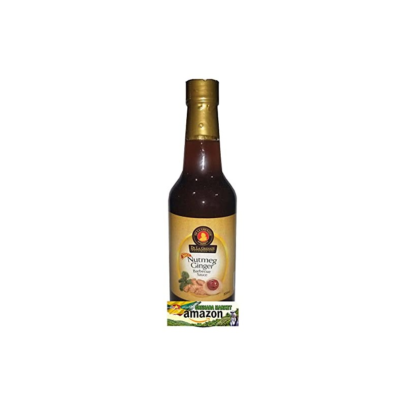 NUTMEG GINGER BBQ SAUCE - 12 oz, De La Grenade