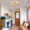 Tradetop Semi Flush Mount Ceiling Light, Gold Light Fixture Ceiling
