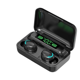Bluetooth 5.0 Wireless Earbuds in-Ear Headphones with Microphone, 40 Hours of Playback Time, High Fidelity Sound, Heavy Bass, IPX7 Waterproof,Charging Case, Suitable for Sports/Fitness/Office/Home