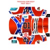 JUST RC WRAPS TRAXXAS UDR ULTIMATE DESERT RACER GENERAL V2 Theme  wrap decals stickers