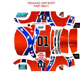 JUST RC WRAPS TRAXXAS UDR ULTIMATE DESERT RACER GENERAL V2 Theme  wrap decals stickers