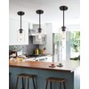 4-Pack Seeded Glass Shade Covers, Cylinder Bubble Glass Replacements Lampshade