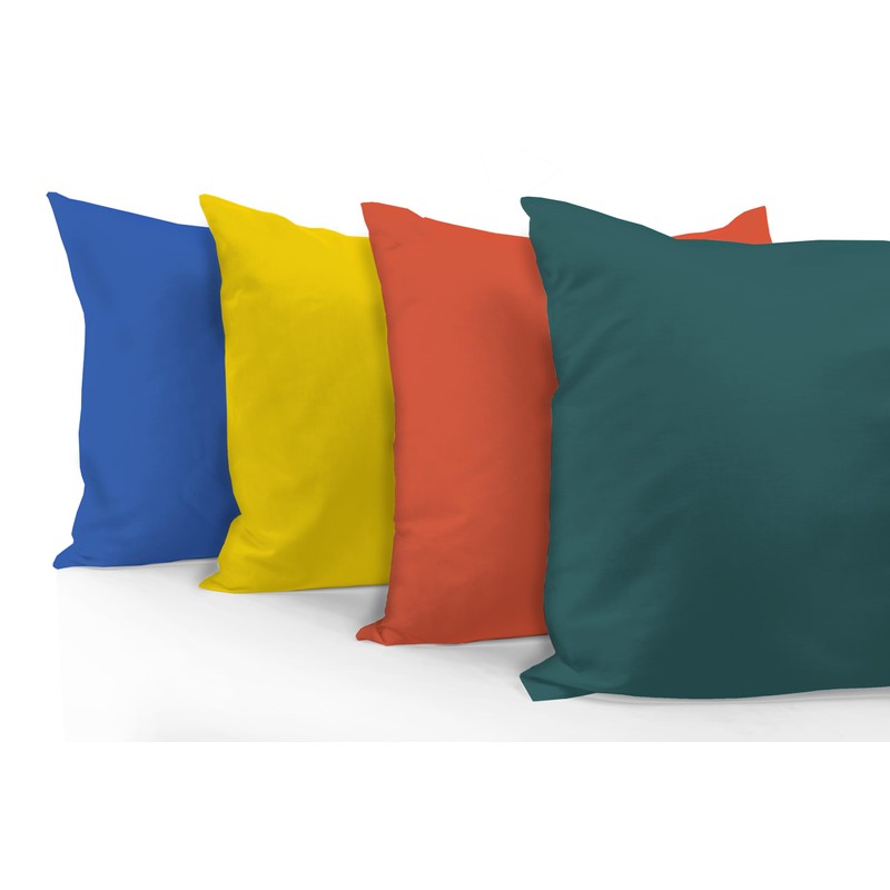 Zer0bed, Pair of Pillowcases in Cotton, 52 x 80 cm,