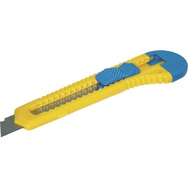 DONAU DONAU 7946001-99 Safety Cuttermesser Standard/Breite der Klinge: 18 mm L?nge der Klinge: 100 mm/Cutter Sicherheitscutter Universalmesser/Klingen aus Geh?rtetem Stahl / 1 Stck