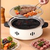 Charcoal Barbecue Grill Versatile Deformation Proof Portable Barbecue Grill for