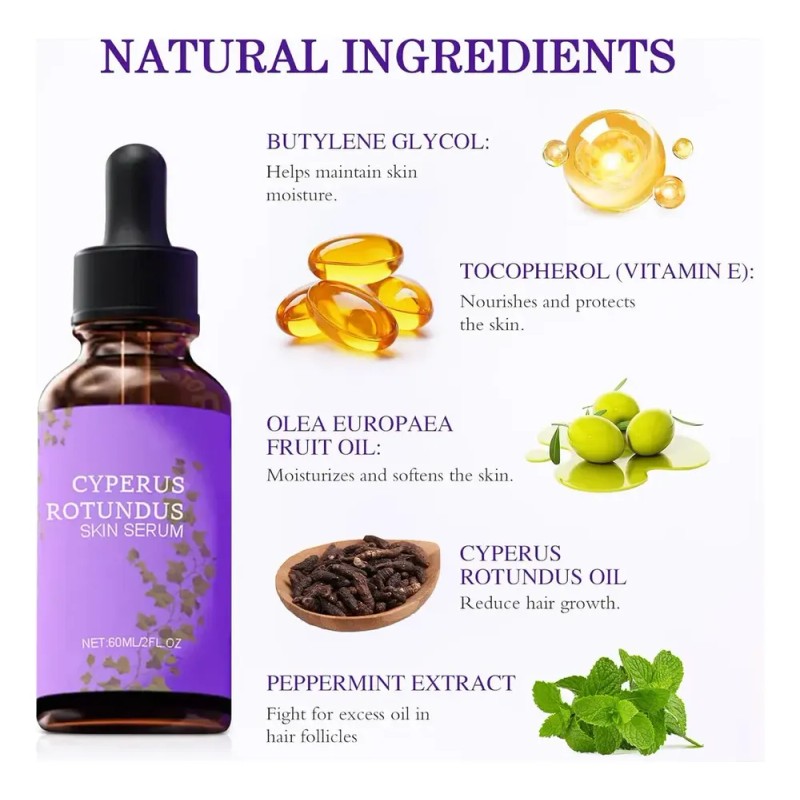 F Cyperus Rotundus Oil For Depilation &amp; Hydration C