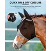 Hilltown Adjustable Fly Mask for Horse with Ears - Horse,