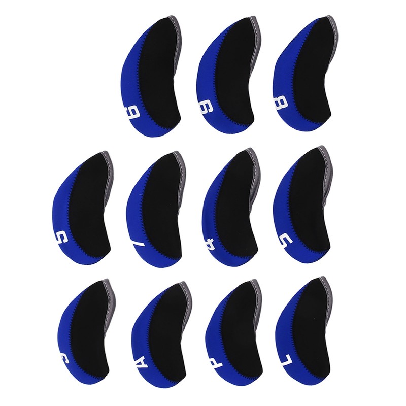 11PCS Golf Club Headcover Set Neoprene Numbered Golf Club Head