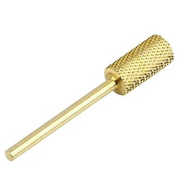 Nail machine drill golden Grinding Head nail art tools electric Nail Drill Head premium quality nail salons necessary decorations（Golden drill）