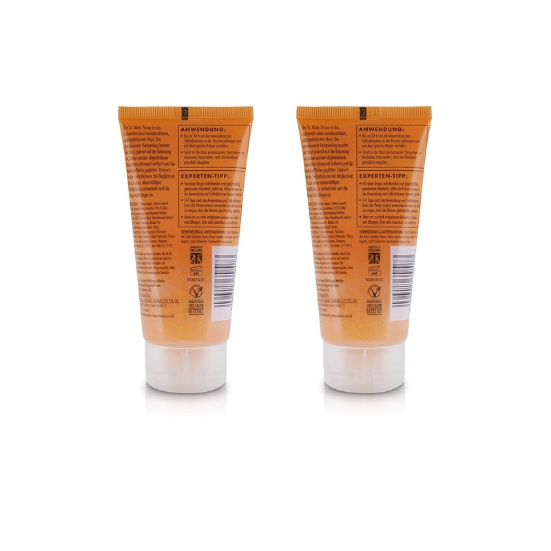 St. Moriz Primer - Preparative Exfoliating Shower Pack of 2