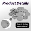 19Pcs Plastic Hole Covers Caps, 35mm Diameter Round Hinge Hole