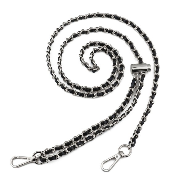 Beaulegan Thin Purse Chain Strap Adjustable Microfiber Leather Replacement for