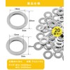 TerraShine 20pcs Drain Sealing Ring Compression Washer Pedal Washer Oil