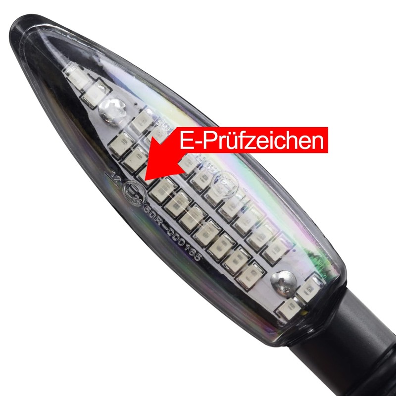 Area1 Motorcycle LED Indicator E-Approved Set (2 Pieces) M8 +