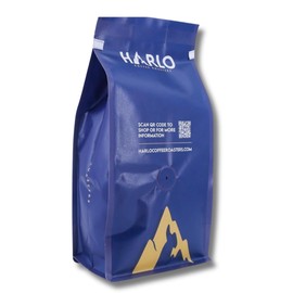 Harlo Coffee Roasters Medium Roast Organic Whole Bean Coffee, Colombia Single Origin, 12 oz, Peach, Cherry & Blackberry Flavor Notes, Premium High Graded South American Coffee beans.