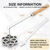 MUMSUNG Bunuelos Mold with Handle, 304 Stainless steel Rosette Maker
