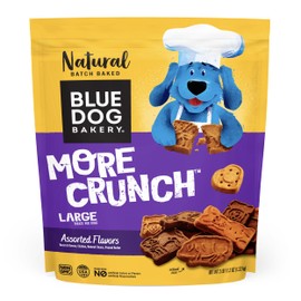 Blue Dog Bakery Blue Dog Bakery Natural Dog Treats, More Crunch Large, Assorted Flavors, 11.2 oz, 2lb Bag