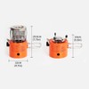 Portable 2000W Gas Heater Outdoor Camping Stove Heating Cooker for
