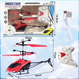 RC Helicopter Toy, Remote Control Helicopters for Kids Aircraft Model Toys Helicopters with Light Altitude Hold Helicopter Toy Radio Controlled Aircraft RC Flying Toys Gift for Birthday, Christmas