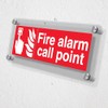 V Safety Fire Alarm Call Point - Landscape - 300